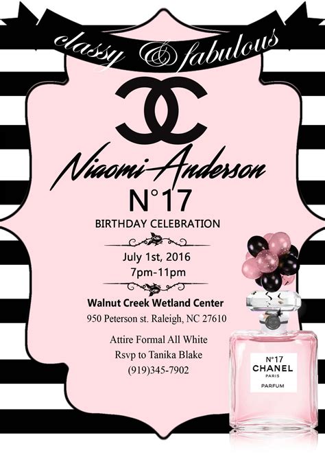 chanel themed baby shower invitations|send baby shower invitations online.